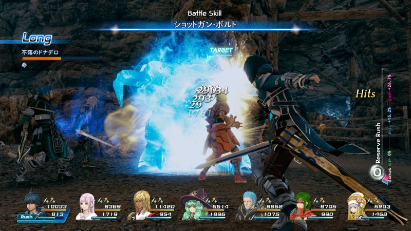 Il sistema di combattimento di Star Ocean: Integrity and Faithlessness permette di schierare ben sette personaggi