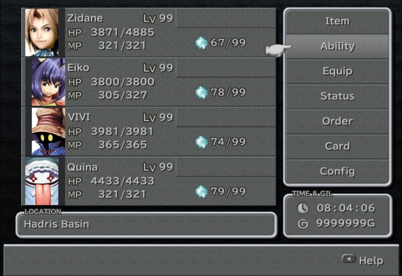 Dans Final Fantasy 9, la dynamique du jeu de rôle est très classique.