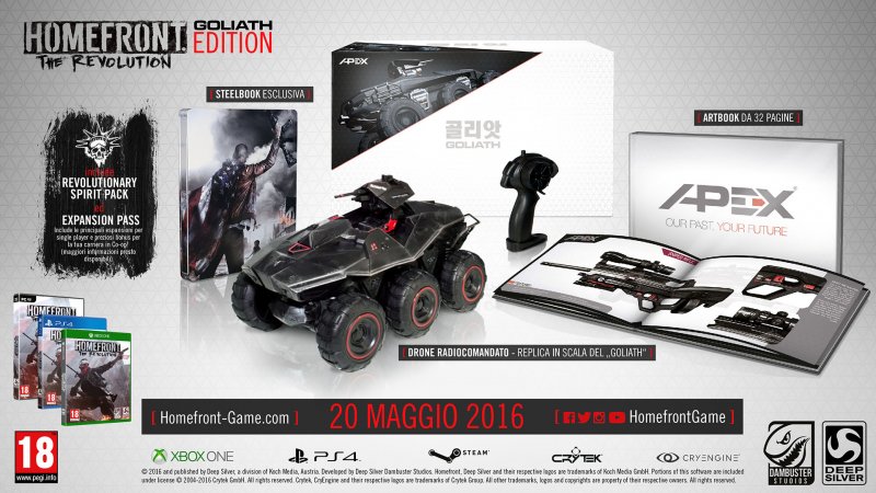 Deep Silver annuncia la Goliath Edition di Homefront: The Revolution Deep Silver annuncia la Goliath Edition di Homefront: The Revolution