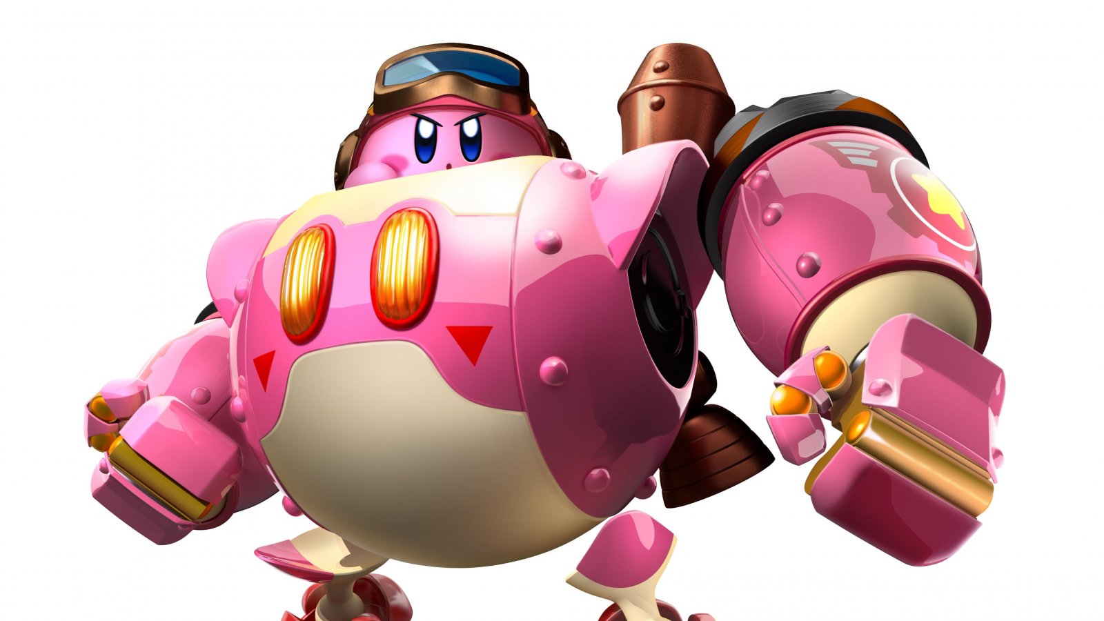 Kirby con l'armatura Robobot