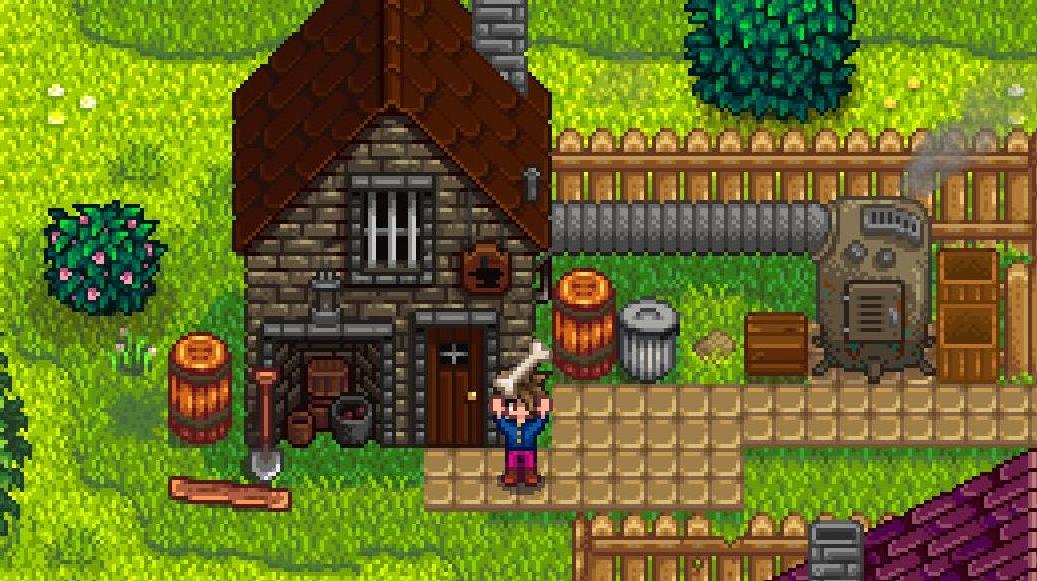 Uno degli scenari di Stardew Valley