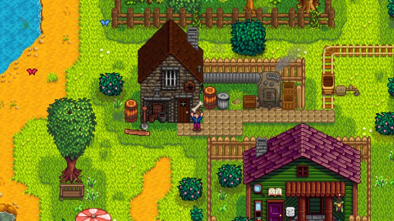Stardew Valley si basa su un open world semplice ma carismatico