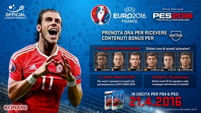 Pro Evolution Soccer 2016 (PES 2016): UEFA EURO 2016