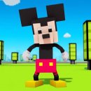 Topolino e Paperino a cubetti in Disney Crossy Road