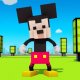 Topolino e Paperino a cubetti in Disney Crossy Road