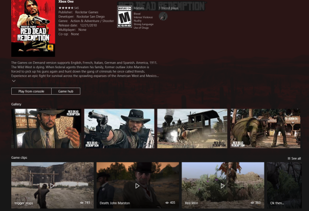 Red Dead Redemption è in arrivo nel catalogo dei retrocompatibili di Xbox One Red Dead Redemption è in arrivo nel catalogo dei retrocompatibili di Xbox One
