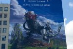 Un enorme cartellone di Horizon: Zero Dawn affisso nel centro di Los Angeles - Notizia