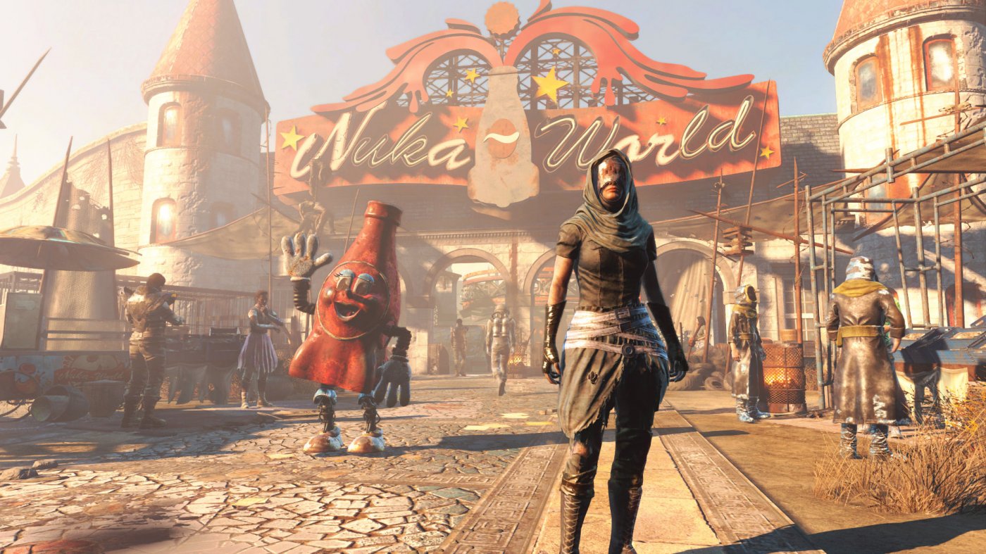 Fallout 4 nuka world вылетает на монорельсе