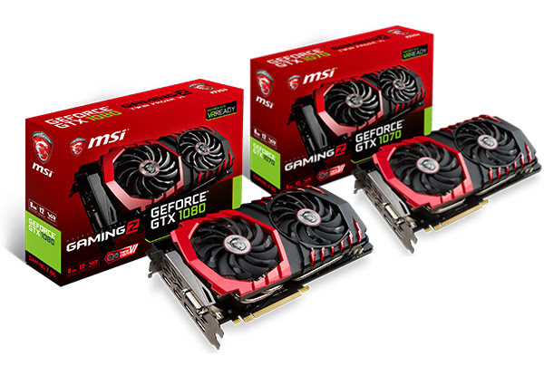 MSI svela le schede GeForce GTX 1070 e 1080 Gaming Z MSI svela le schede GeForce GTX 1070 e 1080 Gaming Z