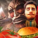 I giganti a pranzo con Vincenzo Lettera in A.O.T. Wings of Freedom per PlayStation 4
