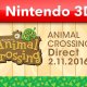 Nintendo Direct - Video completo del 2 novembre 2016 su Animal Crossing