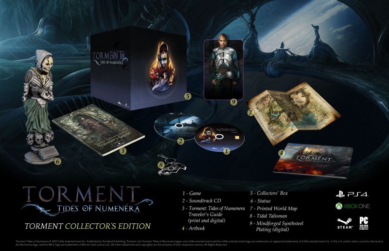 Svelata la Collector's Edition di Torment: Tides of Numenera
