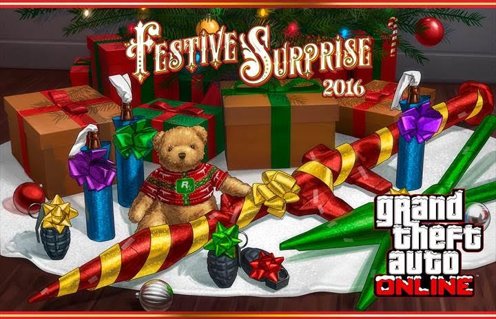 Grand Theft Auto Online si aggiorna con la sorpresa festiva 2016 Grand Theft Auto Online si aggiorna con la sorpresa festiva 2016