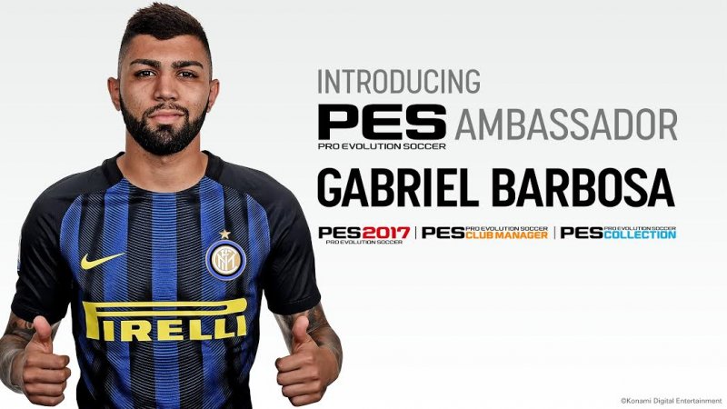 Il calciatore brasiliano Gabriel “Gabigol” Barbosa è stato nominato PES Ambassador Il calciatore brasiliano Gabriel “Gabigol” Barbosa è stato nominato PES Ambassador