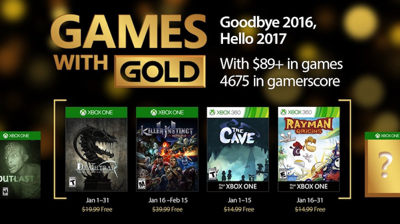 Games with Gold - Gennaio 2017