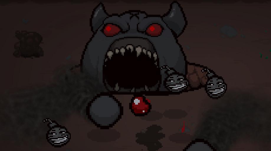 Uno dei boss di The Binding of Isaac