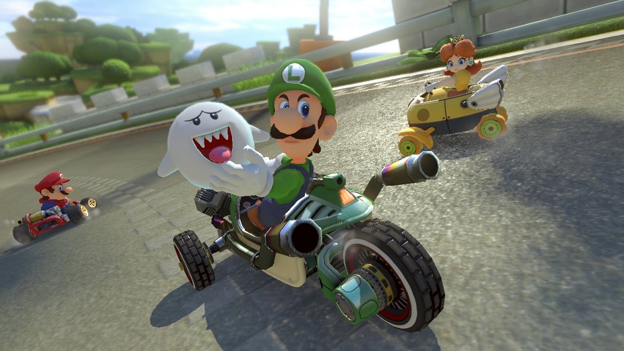 Luigi in Mario Kart 8