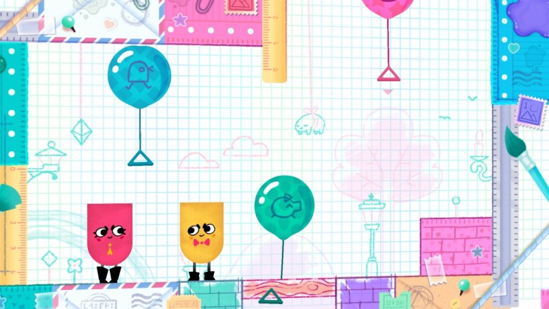 Snipperclips: i due protagonisti del gioco Snipperclips: i due protagonisti del gioco