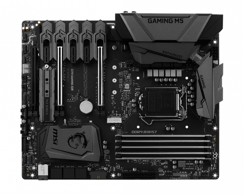 Le schede madri MSI con chipset Z270 Le schede madri MSI con chipset Z270