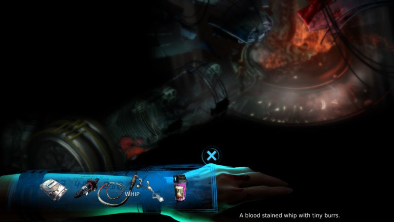 Qui possiamo vedere l'inventario