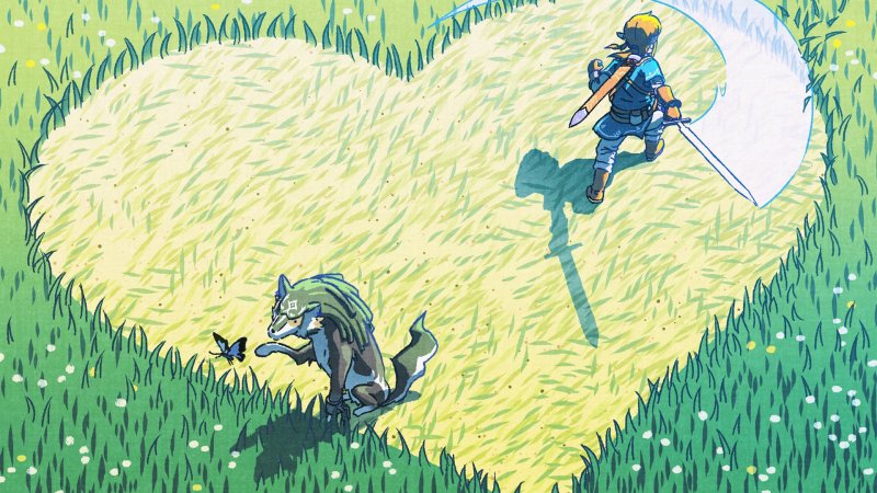 Nintendo festeggia San Valentino con un nuovo artwork di The Legend of Zelda: Breath of the Wild