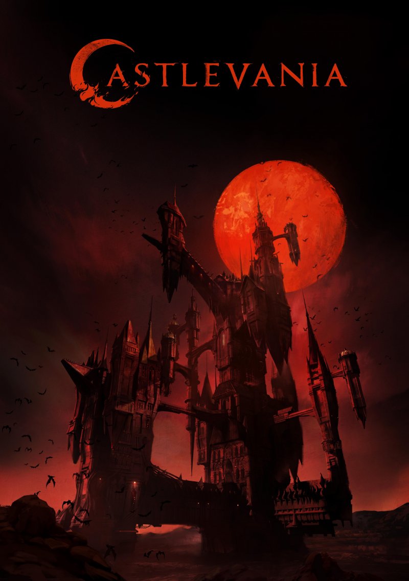 Un poster per la serie animata di Castlevania