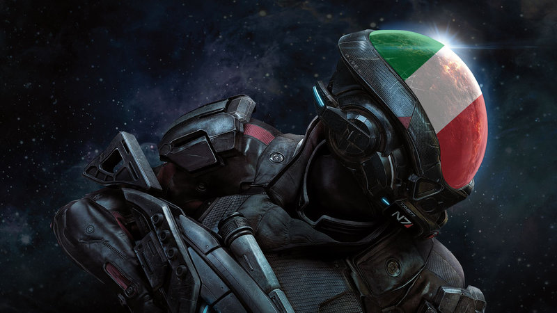 イタリア語での大量効果のイタリアの吹き替えを求める請願書：andromeda