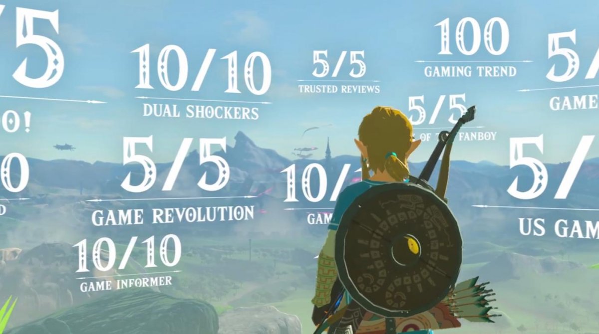 The Legend of Zelda Breath of the Wild Nintendo celebra i perfect