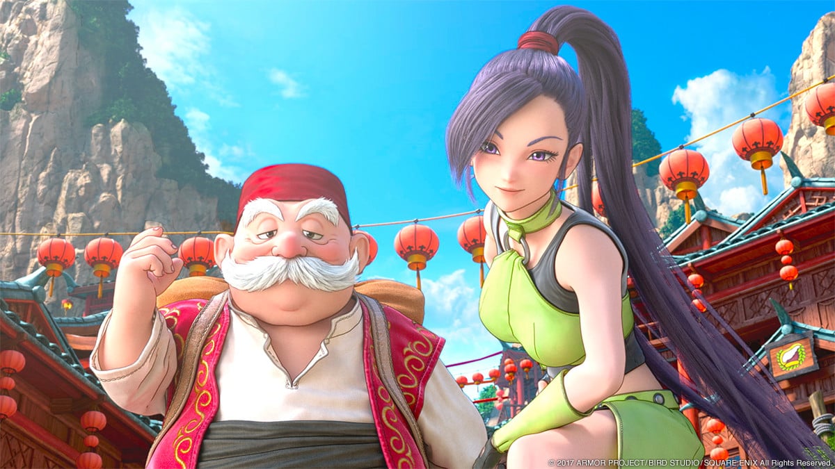 Una scena di Dragon Quest XI