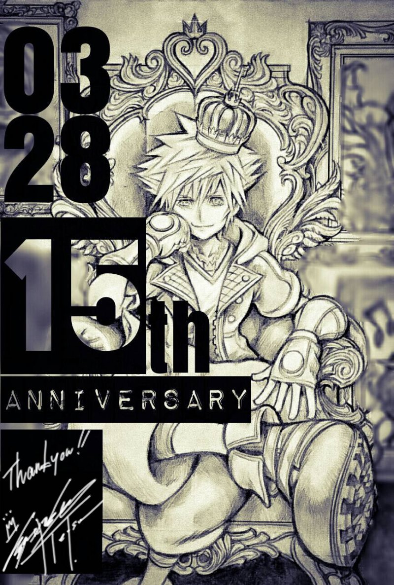 Tetsuya Nomura ha condiviso un'illustrazione di Kingdom Hearts per il 15° anniversario
