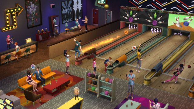 The Sims 4: Serata Bowling