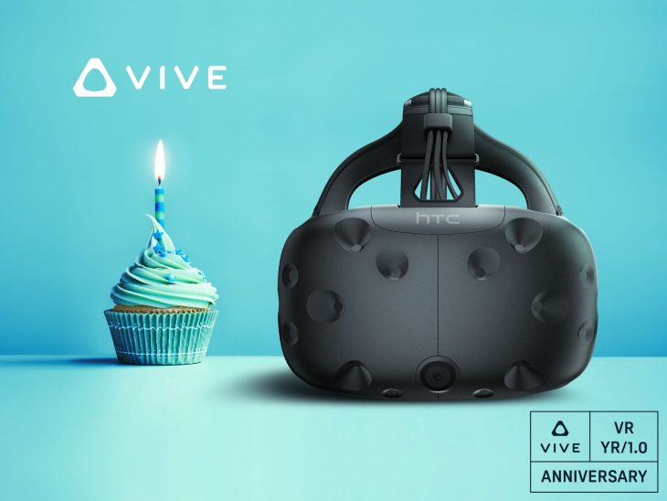 HTC Vive in sconto di 100 dollari per celebrare il primo anniversario