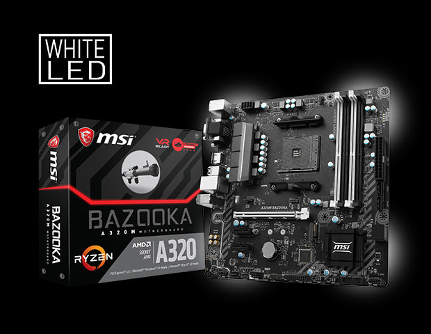 MSI presenta le nuove schede madri basate sul chipset AMD A320 