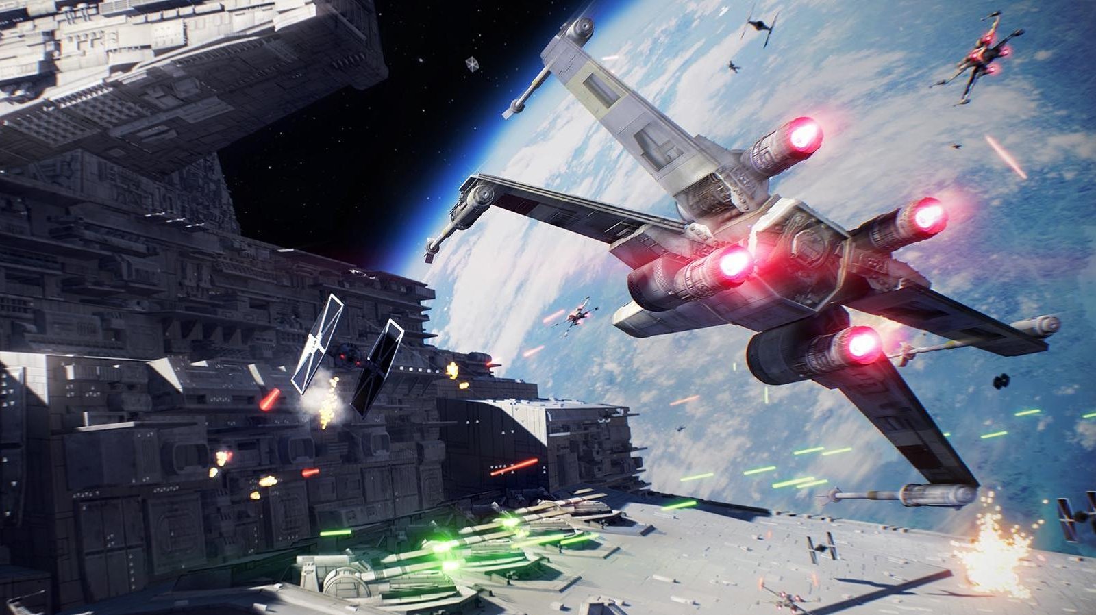 Una scena di Star Wars: Battlefront 2