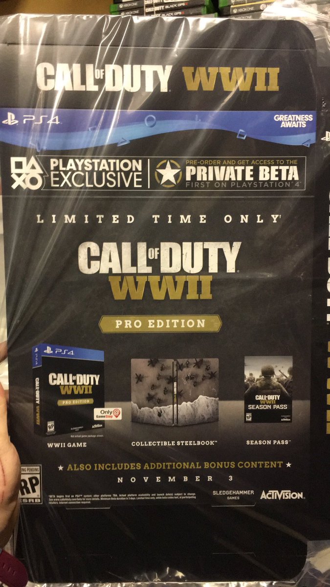 Call of Duty: WWII avrà un Season Pass