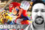 La macchina di Marco Salemi ha un buco nella gomma, ma lo riparerà per il Long Play di stasera dedicato a Mario Kart 8 Deluxe - Notizia