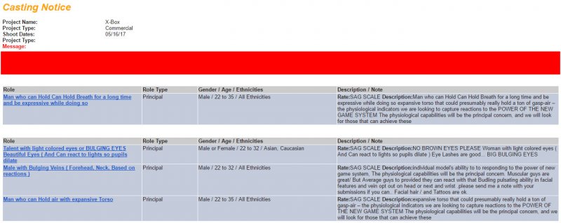 Il casting per uno spot di Xbox Scorpio fa capire che Microsoft punta tutto sulla potenza della sua nuova console Il casting per uno spot di Xbox Scorpio fa capire che Microsoft punta tutto sulla potenza della sua nuova console