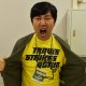 "Travis Strikes Again", la t-shirt di Suda51 suggerisce un reveal del nuovo No More Heroes all'E3 2017?