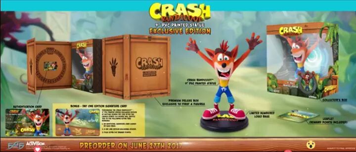 Ecco l'action figure ufficiale di Crash Bandicoot