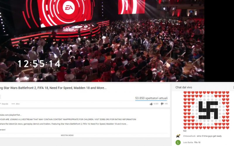 Svastiche anche nella chat della conferenza Electronic Arts