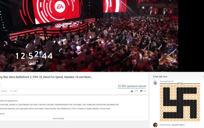 Svastiche anche nella chat della conferenza Electronic Arts