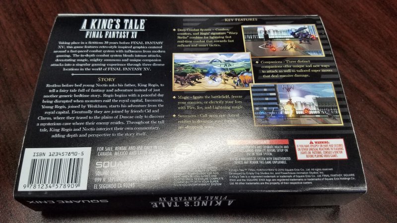 Square Enix ha donato una finta cartuccia per SNES di A King's Tale: Final Fantasy XV agli sviluppatori