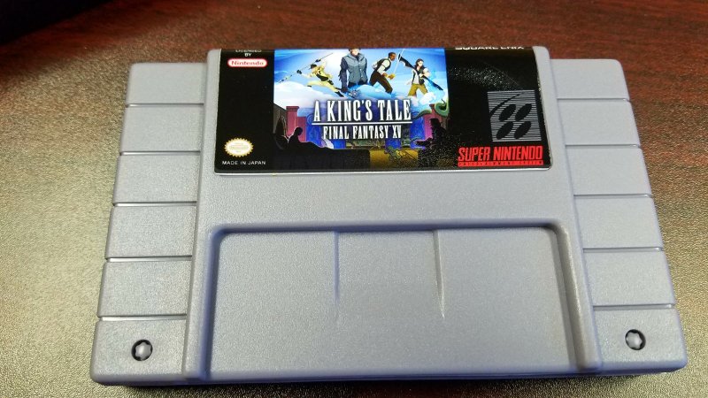 Square Enix ha donato una finta cartuccia per SNES di A King's Tale: Final Fantasy XV agli sviluppatori