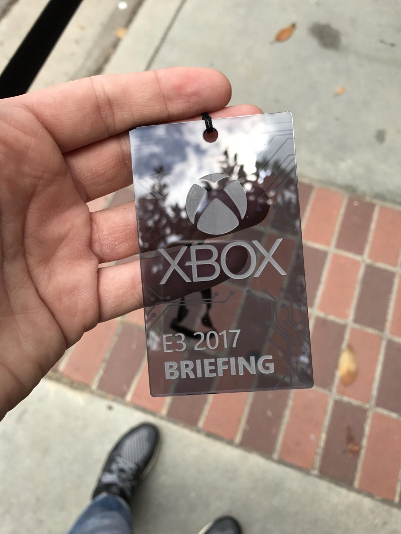 Pochi minuti all'inizio della conferenza Microsoft all'E3 2017, ecco qualche immagine dall'evento