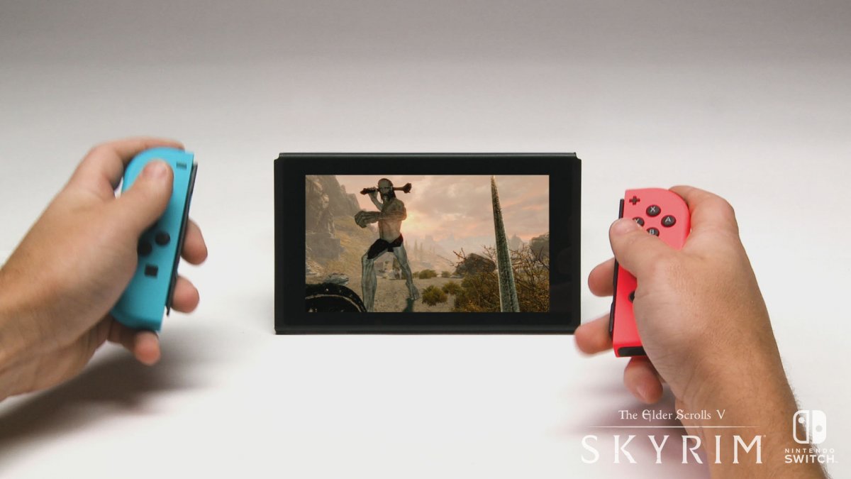 Skyrimは、SwitchのEshopで購入前と事前ダウンロードで利用できます