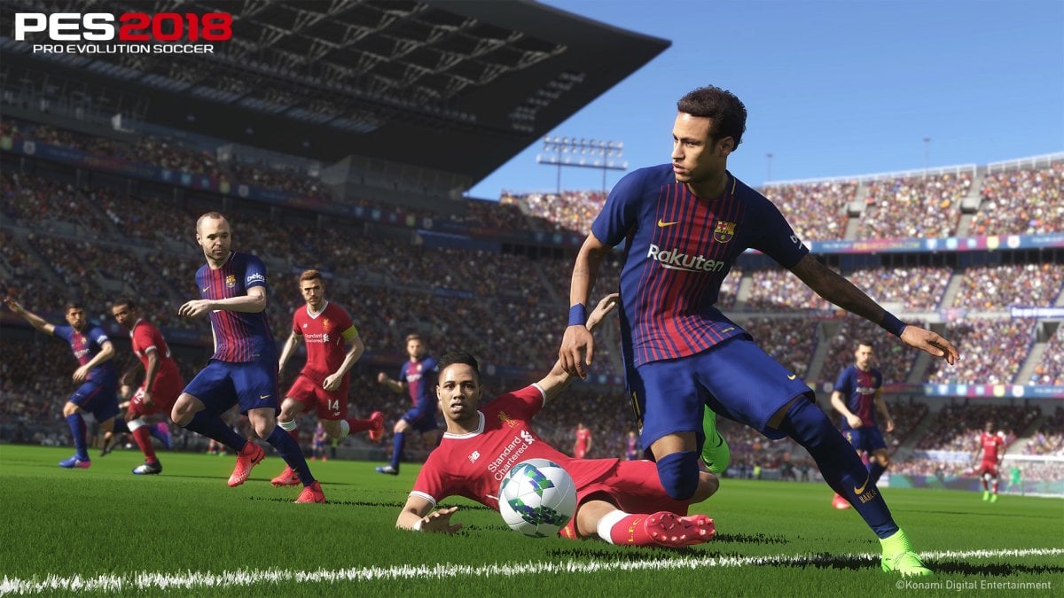 Pro Evolution Soccer 2018 がイタリアのビデオゲーム市場に突入し、チャートで首位を獲得