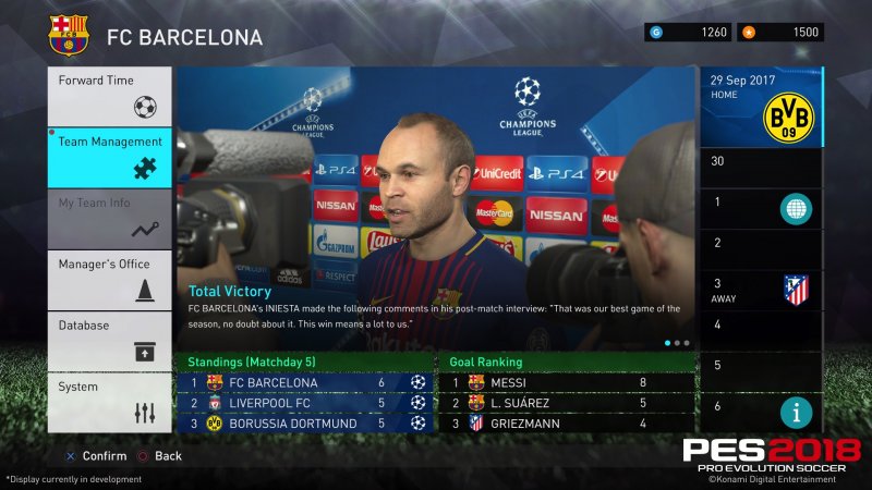 Immagine di Pro Evolution Soccer 2018 (PES 2018) per PlayStation 4