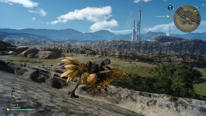 Due immagini di Final Fantasy XV ottimizzato per Xbox One X