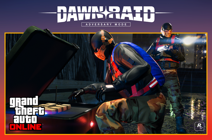 In Grand Theft Auto Online arrivano la Supercar Dewbauchee Vagner, la Modalità Raid all'alba, le Livree del COM ispirate all'Independence Day e molto altro In Grand Theft Auto Online arrivano la Supercar Dewbauchee Vagner, la Modalità Raid all'alba, le Livree del COM ispirate all'Independence Day e molto altro