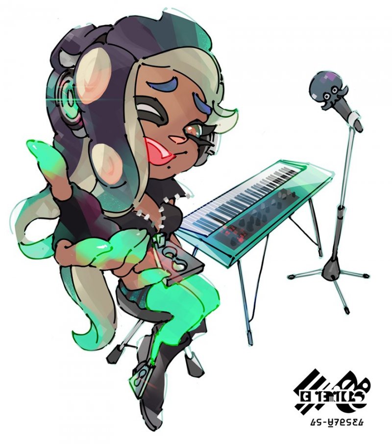 Vediamo le illustrazioni di Pearl e Marine, le nuove star musicali di Splatoon 2, per lo Splatfest World Premiere  Vediamo le illustrazioni di Pearl e Marine, le nuove star musicali di Splatoon 2, per lo Splatfest World Premiere